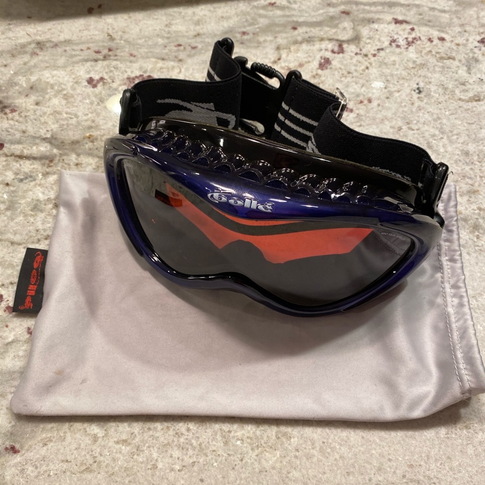 Bolle Ski Goggles - Blue with red tint lenses